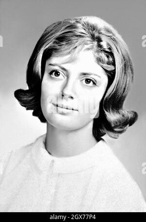 1964 , USA : la celebrata attrice americana SUSAN SARANDON (nata il 4 ottobre 1946 ) quando era giovane , di 18 anni . Foto dalla scuola superiore annuario dell'Annuario dell'Annuario. Fotografo sconosciuto .- STORIA - FOTO STORICHE - ATTORE - FILM - CINEMA - RITRATTO - ritratto - personalità da giovane giovani - personalità quando era giovane - ADOLESCENTE - ATTRICE - sorriso - sorriso - bionda - bionda --- ARCHIVIO GBB Foto Stock
