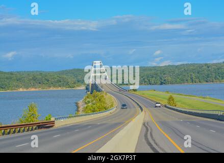 Lo splendido lago ricreativo del Kentucky Lake è una destinazione turistica del Kentucky Foto Stock