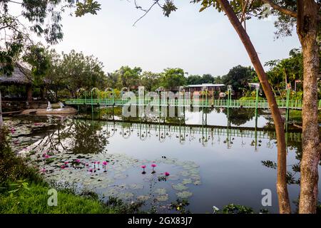 Sam montagna nel Delta del Mekong. Foto Stock