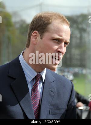 Il Principe William visita il Witton Country Park a Darwen, nel Lancashire. Foto Stock