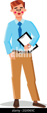 Vettore dell'accordo di holding dell'agente del mediatore del bene immobile Illustrazione Vettoriale