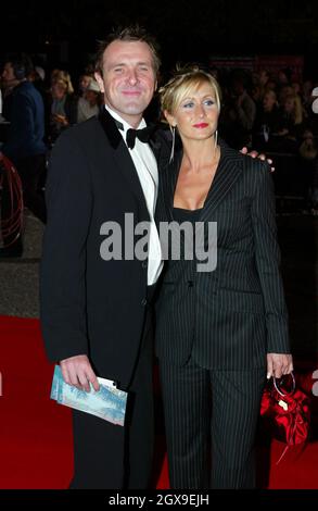 Phil Tufhall e sua moglie ai National TV Awards, The Royal Albert Hall, Londra. Foto Stock