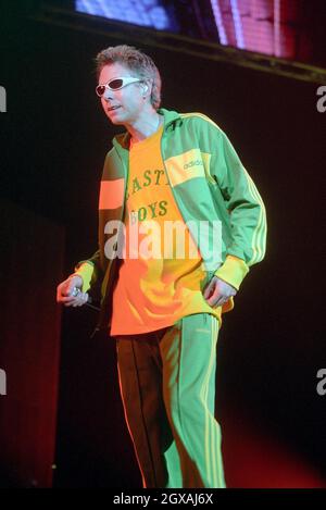 I Beastie Boys si esibiscono al Pacific Coliseum di Vancouver. Foto Stock