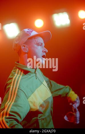 I Beastie Boys si esibiscono al Pacific Coliseum di Vancouver. Foto Stock