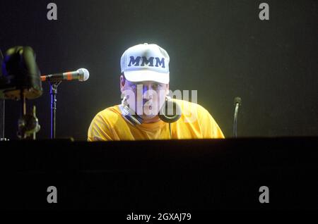 I Beastie Boys si esibiscono al Pacific Coliseum di Vancouver. Foto Stock