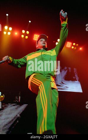 I Beastie Boys si esibiscono al Pacific Coliseum di Vancouver. Foto Stock