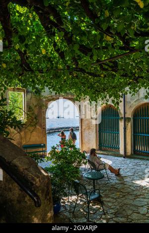 Punta San Vigilio, incanto sul Lago di Garda Foto Stock