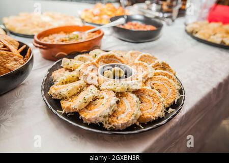 Ristorazione buffet Catering Evant Party Foto Stock