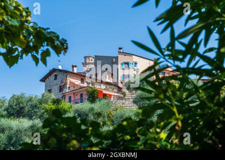 Punta San Vigilio, incanto sul Lago di Garda Foto Stock