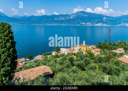 Punta San Vigilio, incanto sul Lago di Garda Foto Stock