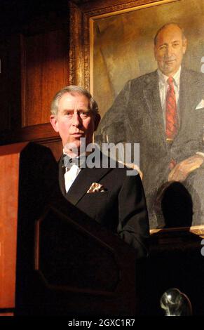 Il Principe Charles, Prince of Wales, ha tenuto un discorso in occasione del premio Global Environmental Citizen Award del Centro per la Salute e l'ambiente Globale della Harvard Medical School il 28 gennaio 2007 a New York. Anwar Hussein/EMPICS Entertainment Foto Stock