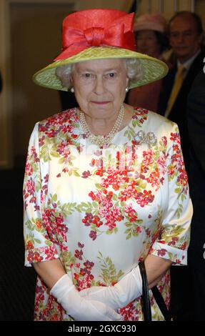 La regina Elisabetta arriverà per il pranzo ai Winter Gardens di Weston-super-Mare. Foto Stock