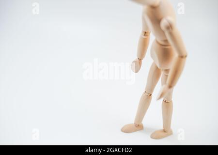 Immagine di una bambola di legno. Luogo di tiro: Yokohama-città prefettura di kanagawa Foto Stock