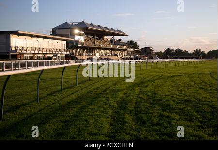Warwick Racecourse, Warwickshire, Inghilterra, Regno Unito Foto Stock