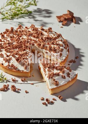 Crostata di cioccolato Foto Stock