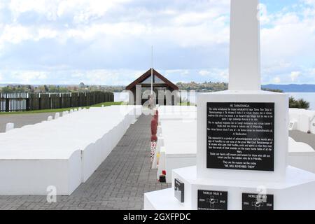 Maori culturale, Rotorua. Nuova Zelanda. 16 Nov 2011 Foto Stock