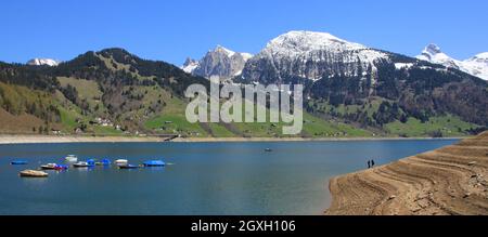 Lago Wagital in primavera. Foto Stock