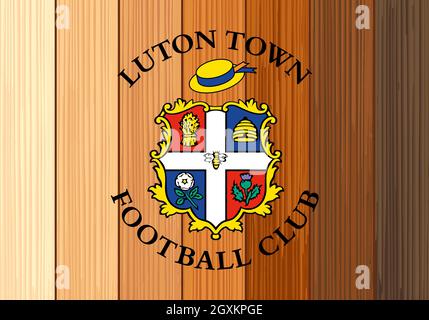 Stemma Luton Town F.C., Luton, una squadra di calcio dall'Inghilterra Foto Stock