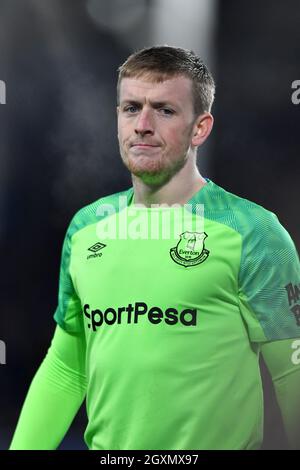 Everton portiere Giordania Pickford Foto Stock