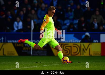 L Huddersfield Town portiere Jonas Lossl Foto Stock