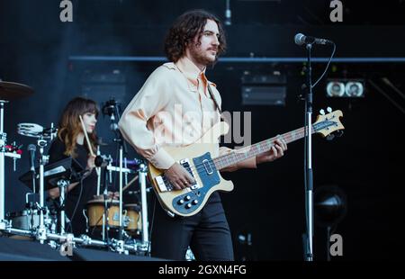 Blossoms Live at Old trafford Cricket Ground Manchester uk, 25 settembre 2021 Foto Stock