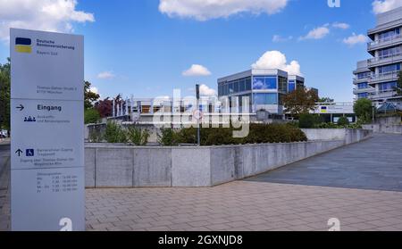 Assicurazione pensione tedesca Baviera Sud, Neuperlach, Monaco, Baviera superiore, Baviera, Germania Foto Stock