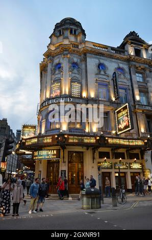 Musical, The Ferryman, Gielgud Theatre, Shaftesbury Avenue, Soho, Londra, Inghilterra, Regno Unito Foto Stock