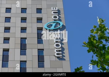 Motel One, Steindamm, St. Georg, Amburgo, Germania Foto Stock