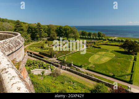 Dunrobin Castle, Garden &amp;amp, Grounds, North Coast, Scotland, Regno Unito Foto Stock