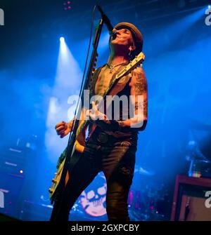 Backyard Babies (Dregen) vive in concerto al Birmingham O2 Institute, 04 febbraio 2020 Foto Stock