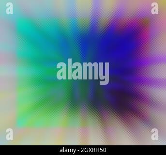 Un'immagine astratta di sfondo burst iridescente. Foto Stock