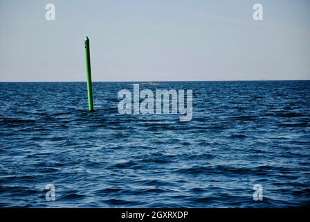 Open see outside Fjällbacka archipelago on the western coast of Sweden Foto Stock