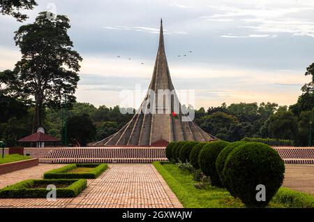 Foto del Memoriale Nazionale dei Martiri del Bangladesh . Foto Stock