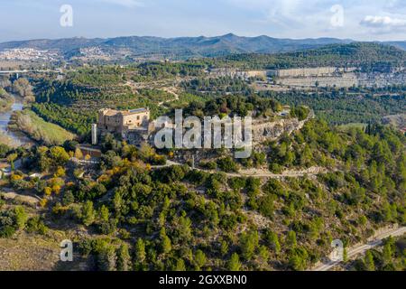 Castello di Castellbell in provincia di Barcellona Catalogna Spagna Foto Stock