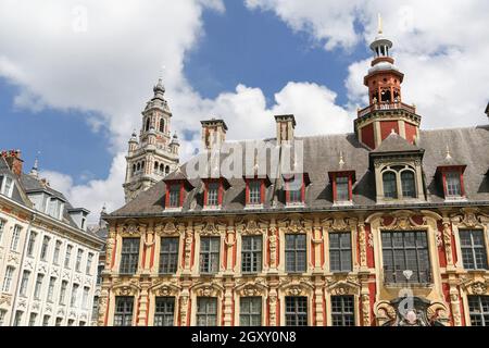 La Grand Place di Lille in Francia Foto Stock