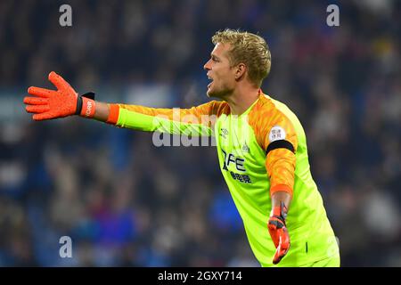 L Huddersfield Town portiere Jonas Lossl Foto Stock