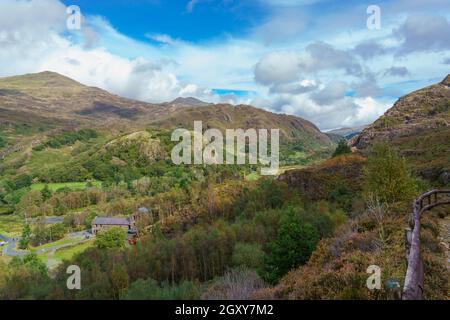 Scene da una miniera vittoriana restaurata di rame a Beddgelert, Caernarfon Galles Foto Stock