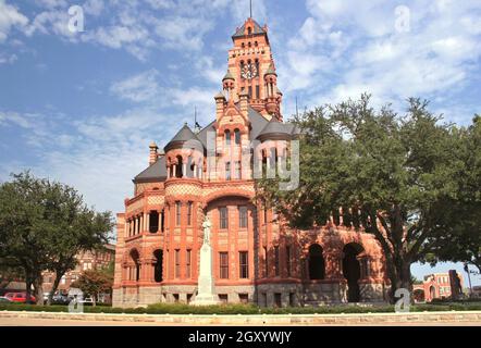 Ellis County Courthouse situato a Waxahachie, Texas Foto Stock