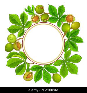 cornice vettoriale mongongo su sfondo bianco Illustrazione Vettoriale