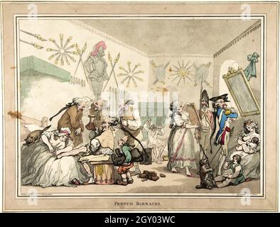 Artista: Thomas Rowlandson (1756-1827) artista e caricaturista inglese dell'epoca georgiana. Osservatore sociale, è stato un artista prolifico e tipografo. Credit: Thomas Rowlandson/Alamy Foto Stock