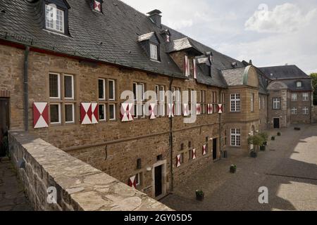 castello Broich, Germania, Renania settentrionale-Vestfalia, Ruhr Area, Muelheim/Ruhr Foto Stock
