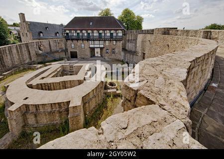 castello Broich, Germania, Renania settentrionale-Vestfalia, Ruhr Area, Muelheim/Ruhr Foto Stock