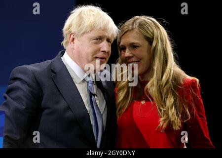 BORIS JOHNSON, CARRIE JOHNSON, 2021 Foto Stock