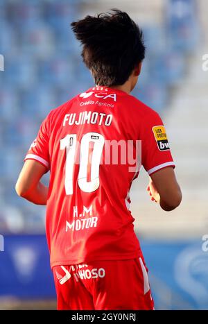 ESTORIL, PORTOGALLO - 03 OTTOBRE: Kanya Fujimoto del Gil Vicente FC in azione, durante la partita di Bwin Liga Portugal tra GD Estoril Praia e Gil Vicente FC all'Estadio Antonio Coimbra da Mota il 3 ottobre 2021 ad Estoril, Portogallo. (Foto tramite MB Media) Foto Stock