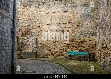 Città vecchia di Freinsheim, Renania-Palatinato, Germania Foto Stock