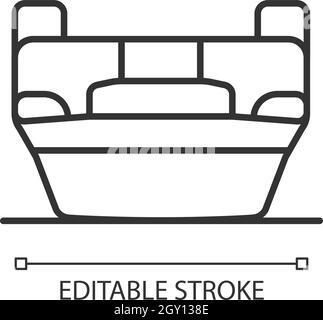 Icona crash linear con rollover Illustrazione Vettoriale