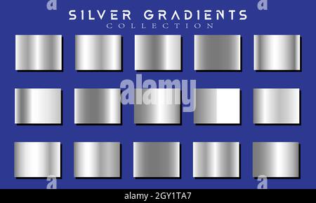 si;sfondo di colore sfumato di metallo ver. Design vettoriale per schermo moderno per app mobili. Sfumature di colore morbide. Illustrazione Vettoriale