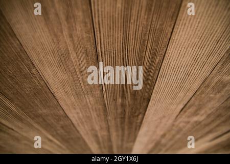 Pavimento in legno ruvido Foto Stock