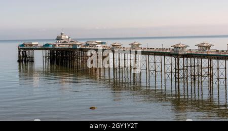Llandudno Pier, Llandudno, galles del Nord, Galles, Regno Unito. Foto Stock