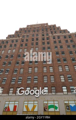 Uffici Google, Eighth Avenue, Chelsea, New York, USA Foto Stock